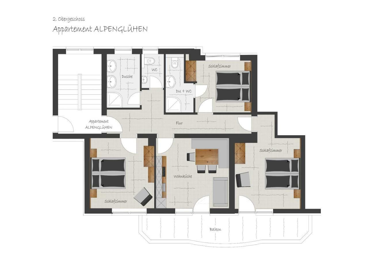 Appartement Ahornblick Schwendau Kültér fotó